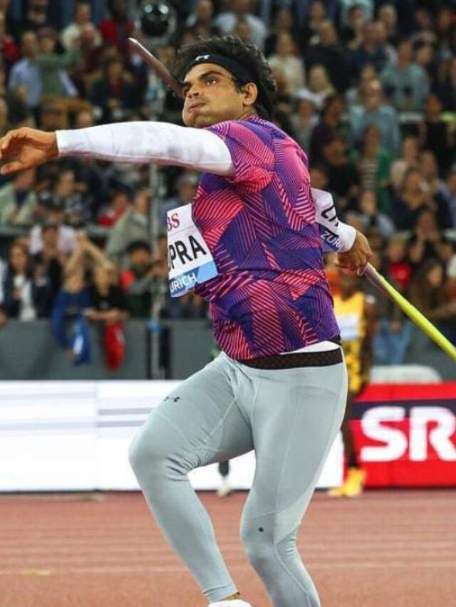 Neeraj Chopra finishes second in the javelin throw at the Diamond