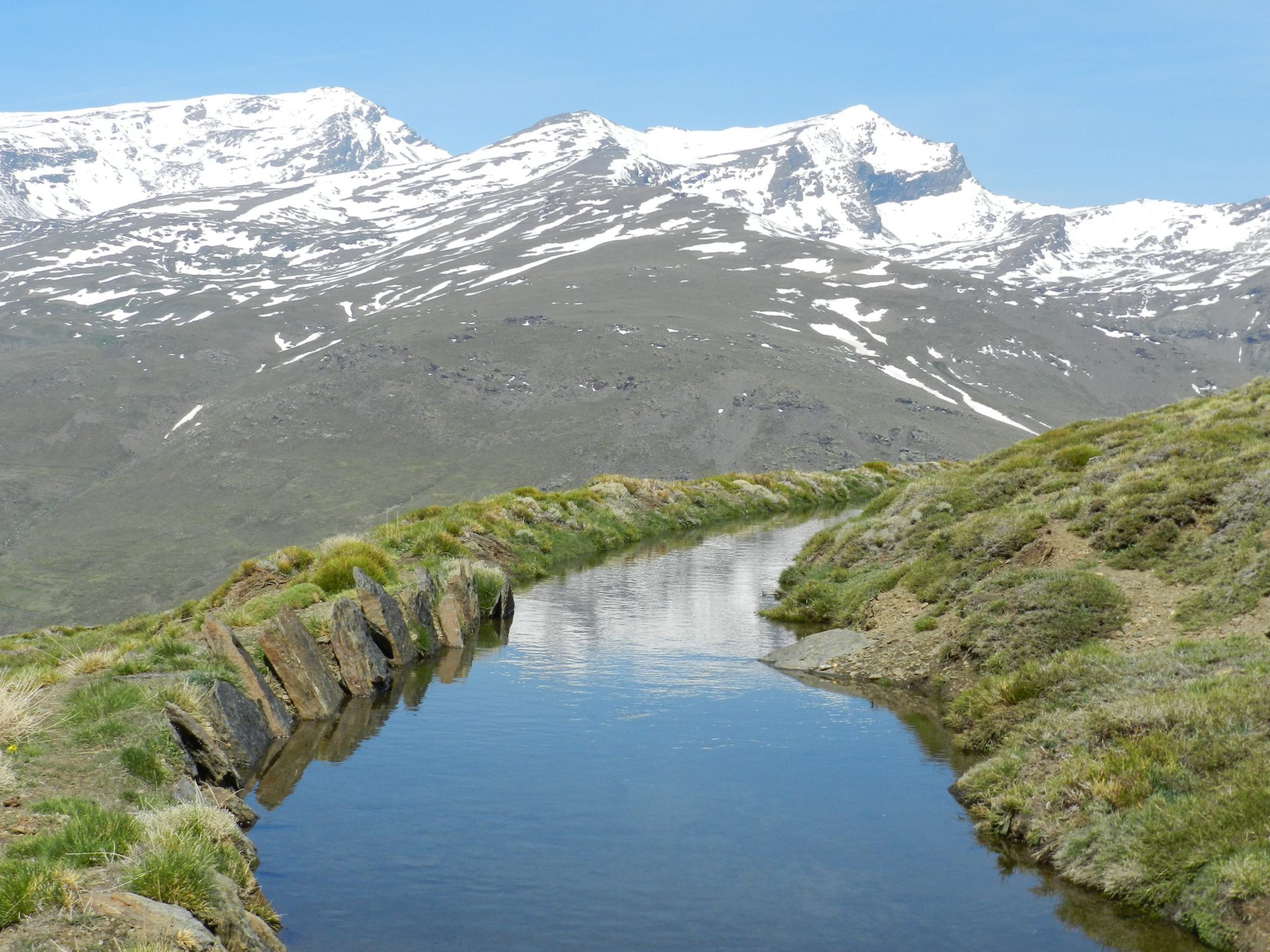 nieve ríos