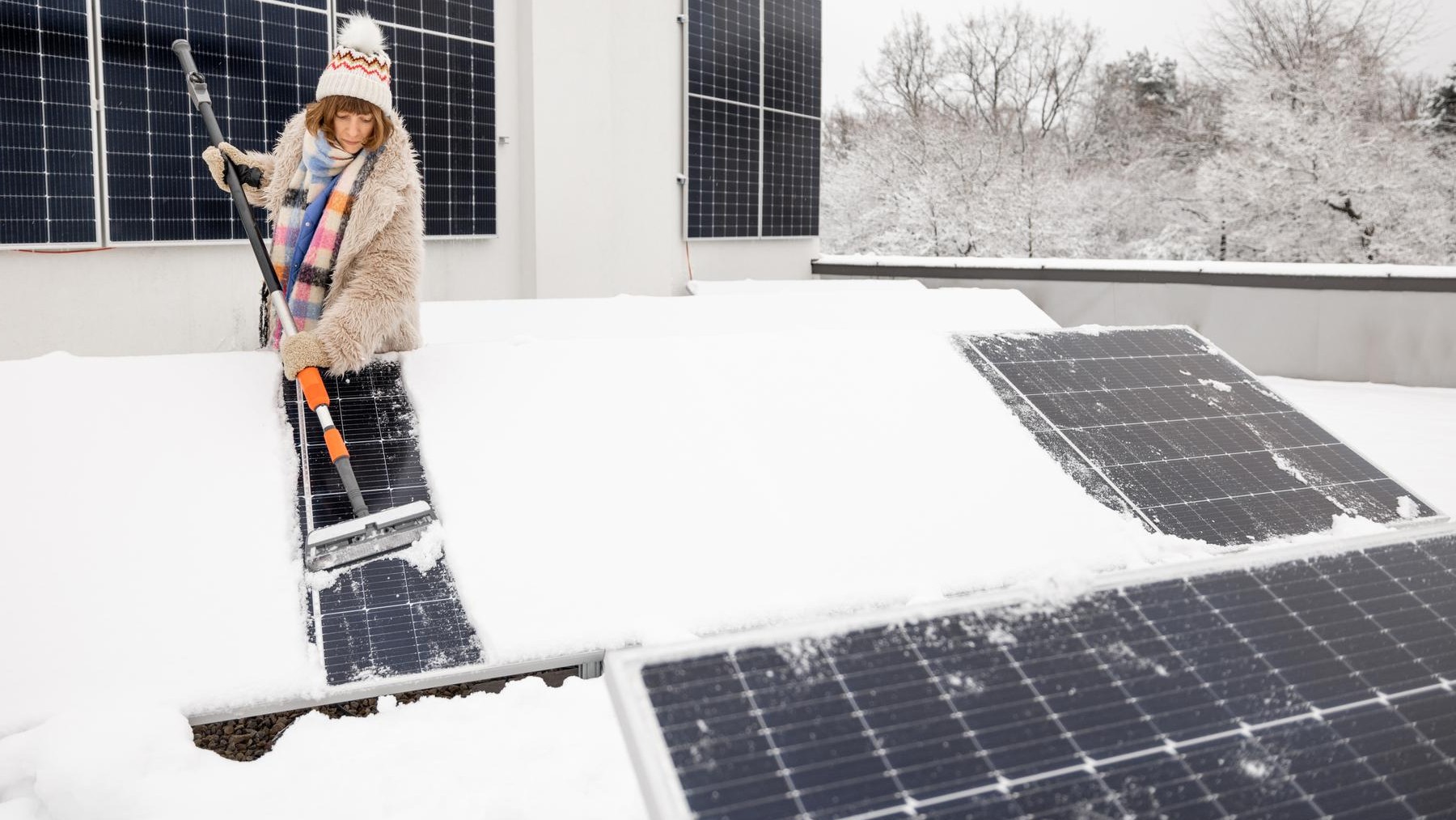 placas solares invierno