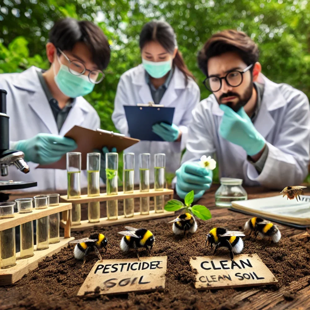 Bumblebee queens prefer contaminated soil