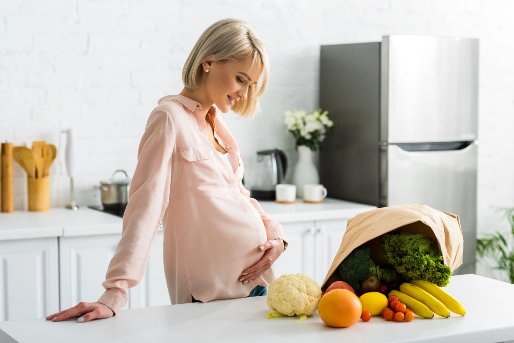 Dieta mediterránea mujeres barazadas