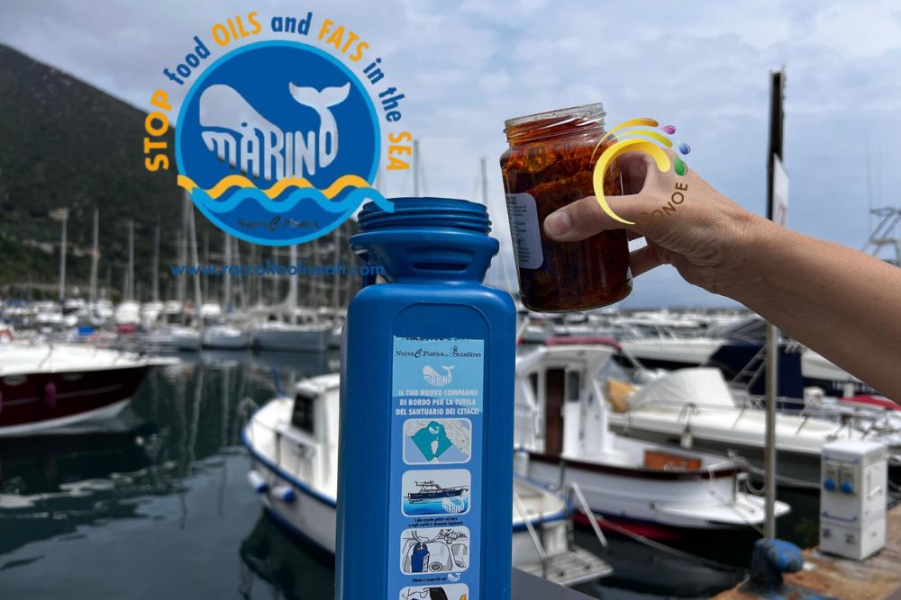 Exhausted oil at sea: The countryside starts with Sperlonga